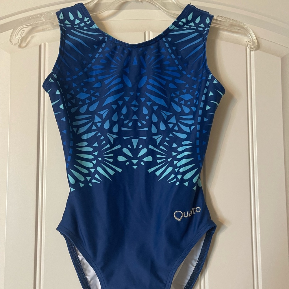 Blue & Aqua Quatro Leotard
